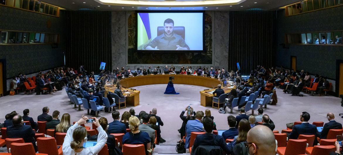 Zelensky Demands Russia’s Removal From UNSC or Total Dissolution