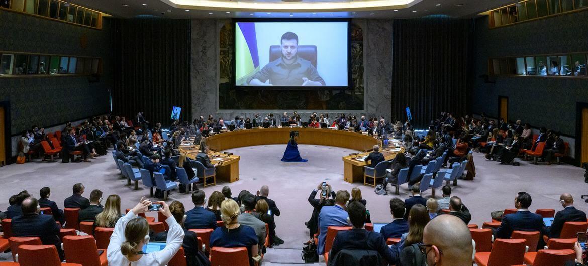 Zelensky Demands Russia’s Removal From UNSC or Total Dissolution