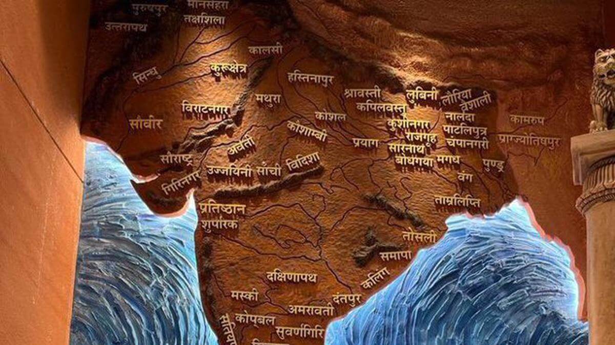 Outrage Among Nepali Politicians Over Akhand Bharat Mural in New Indian Parliament