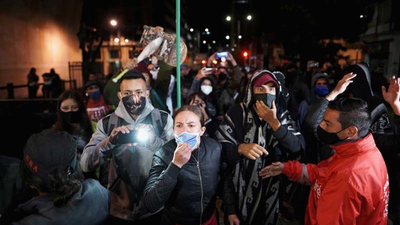 Protests and Celebrations in Colombia Over Ex-President Uribe’s Detention