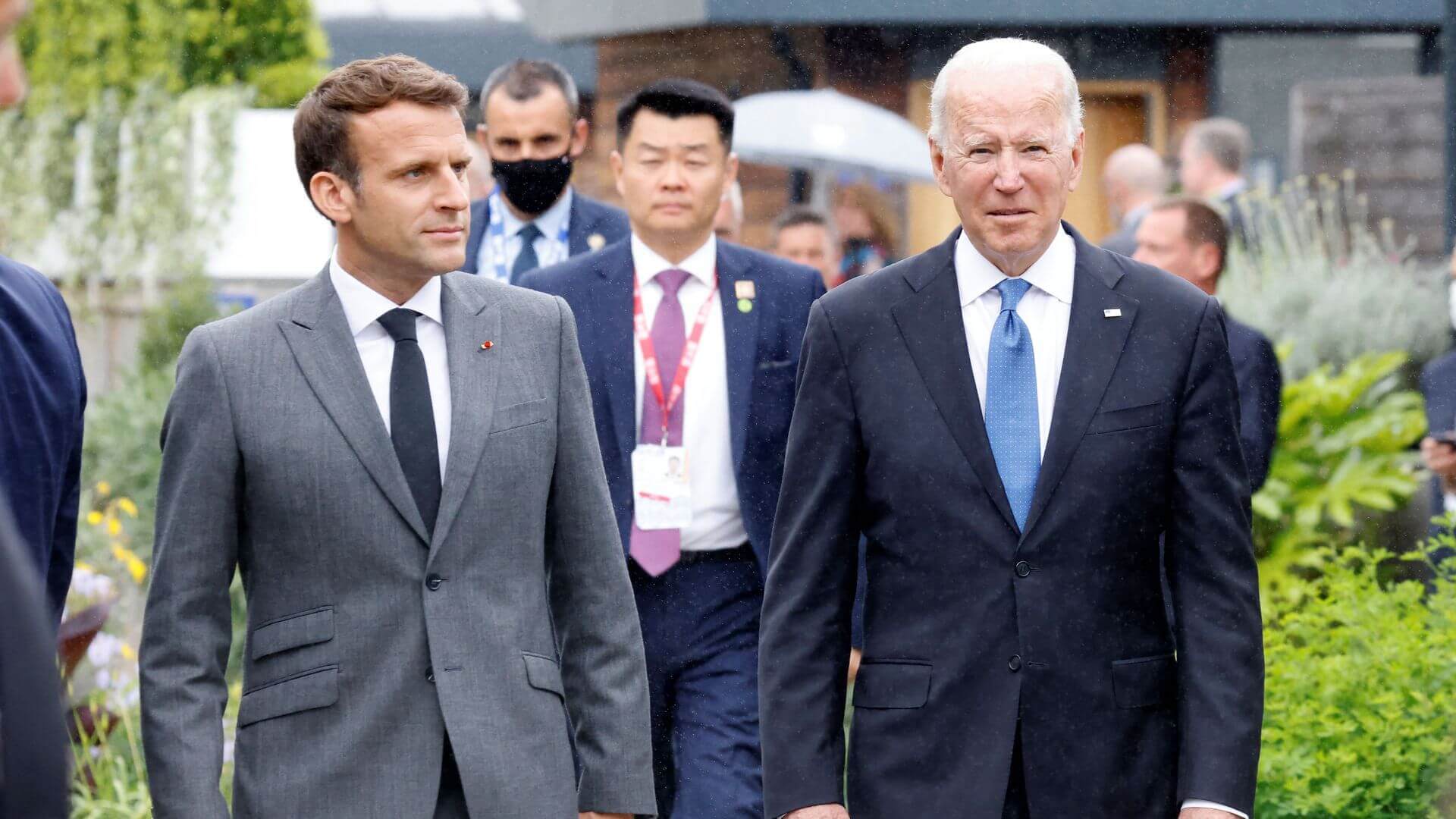 Macron Discusses Security in Sahel, Europe, and Indo-Pacific With Biden
