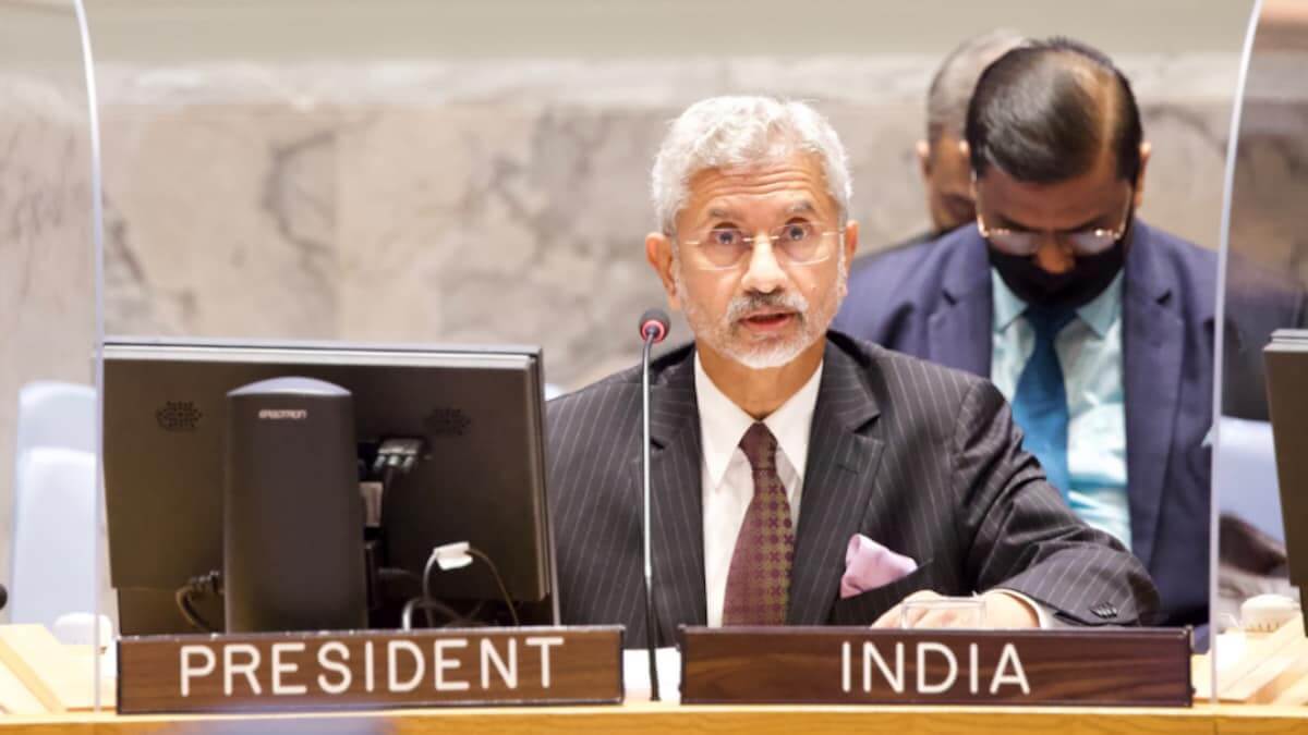 Indian EAM Jaishankar Takes Veiled Jab at Pakistan at UNSC Meet