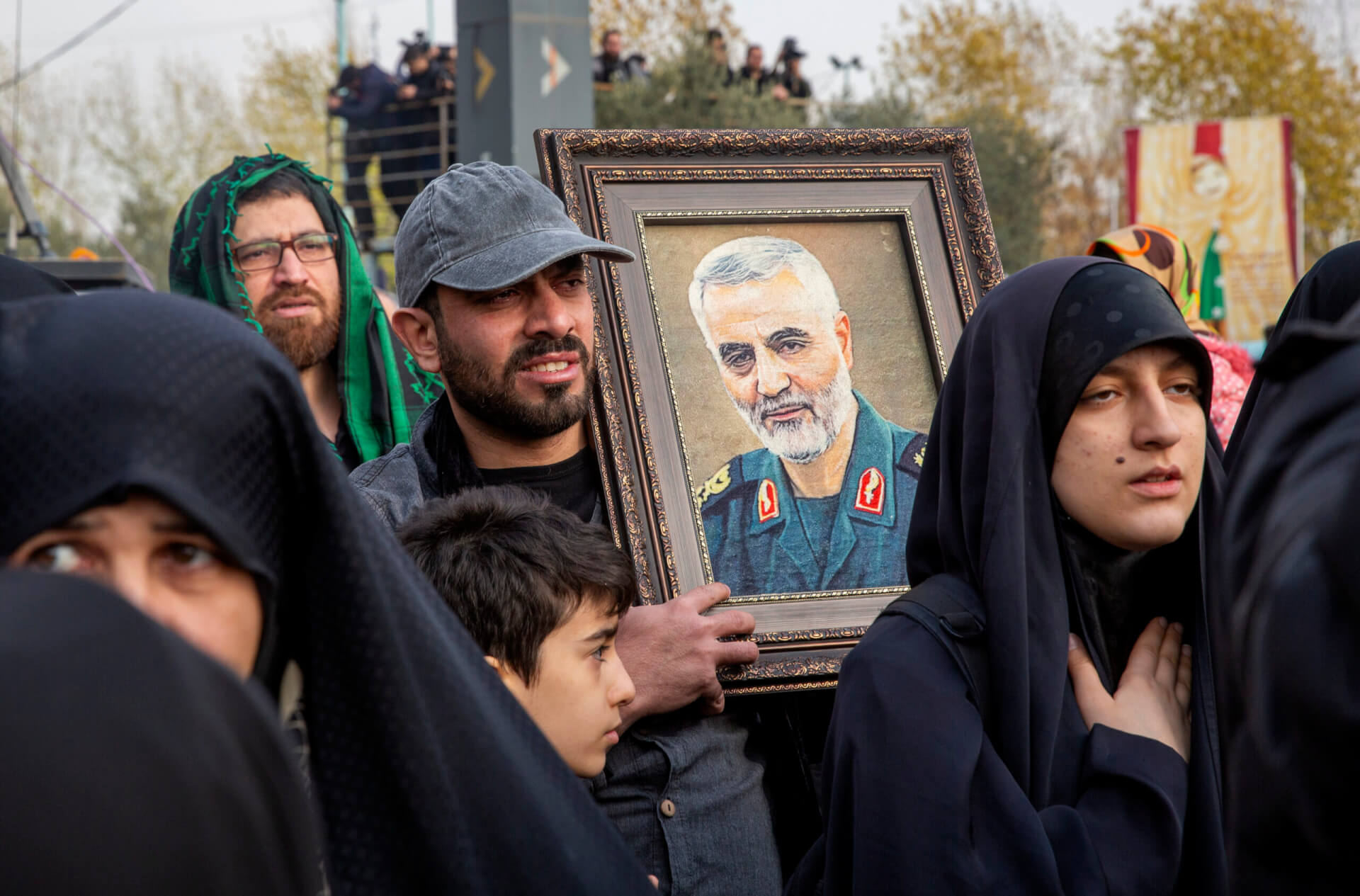 Thousands March to Mark One Year Anniversary of Iranian General Qasem Soleimani’s Death
