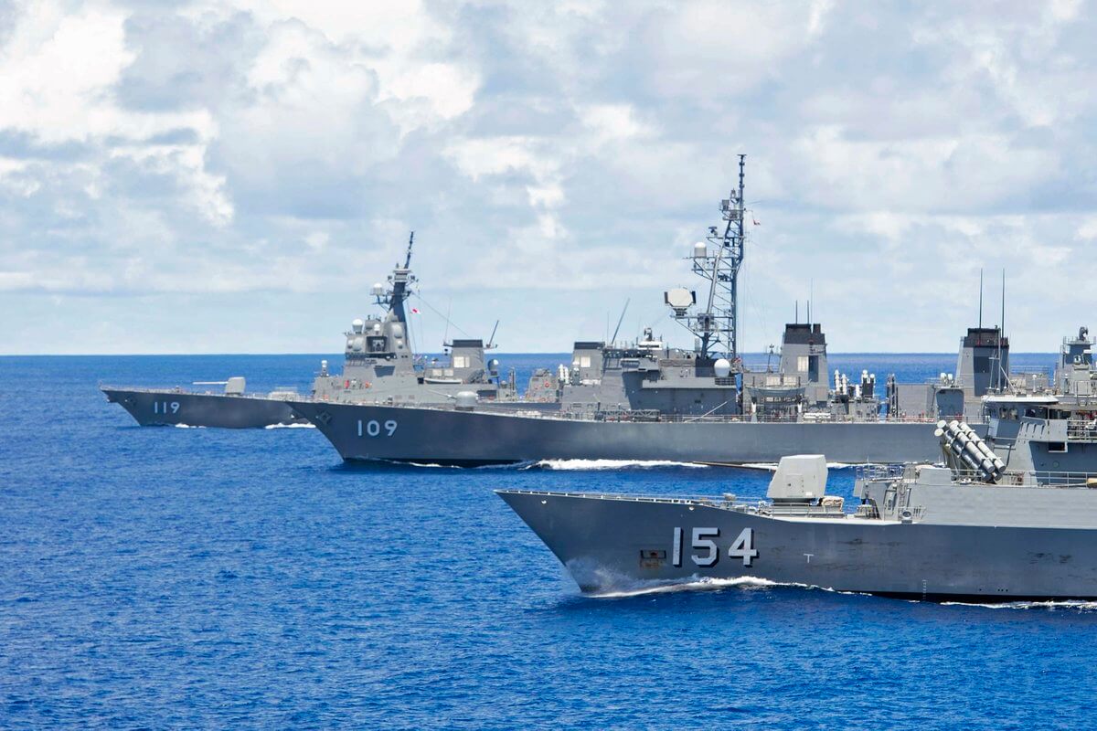US Navy Conducts Naval Exercises With 3 Allies Near Guam