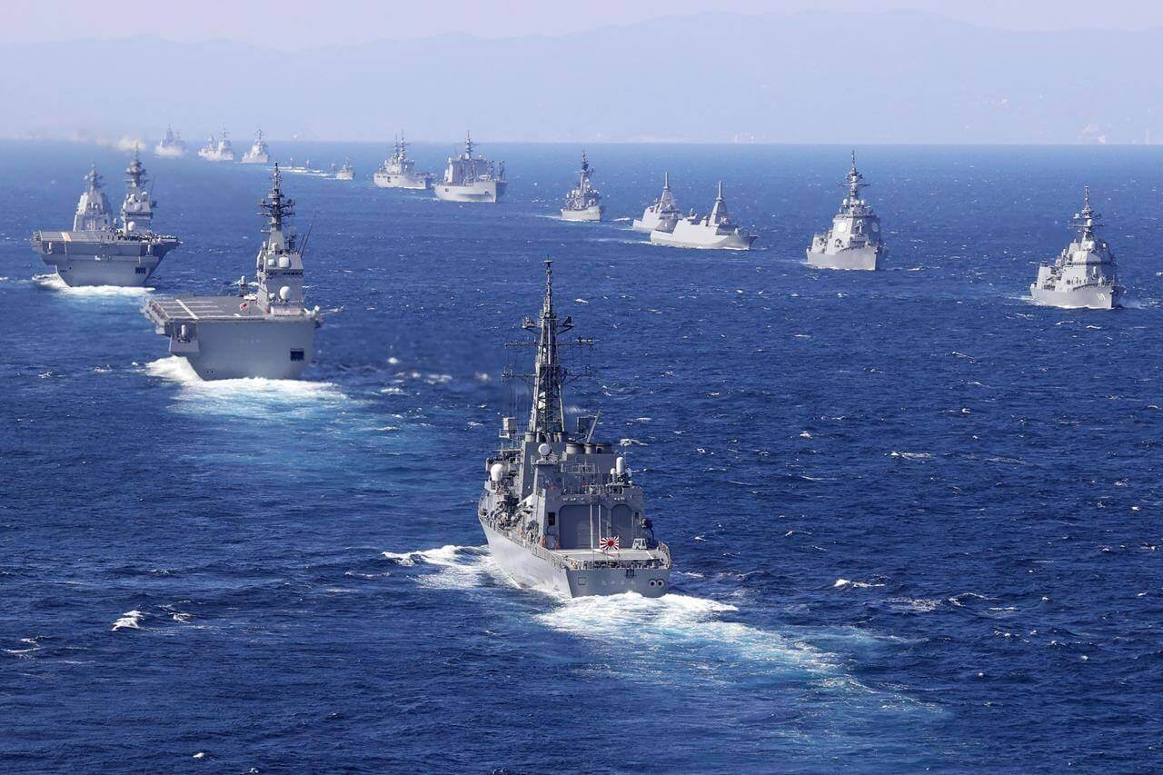 Japan Holds First Fleet Review in 20 Years Amid North Korea Missile Barrage