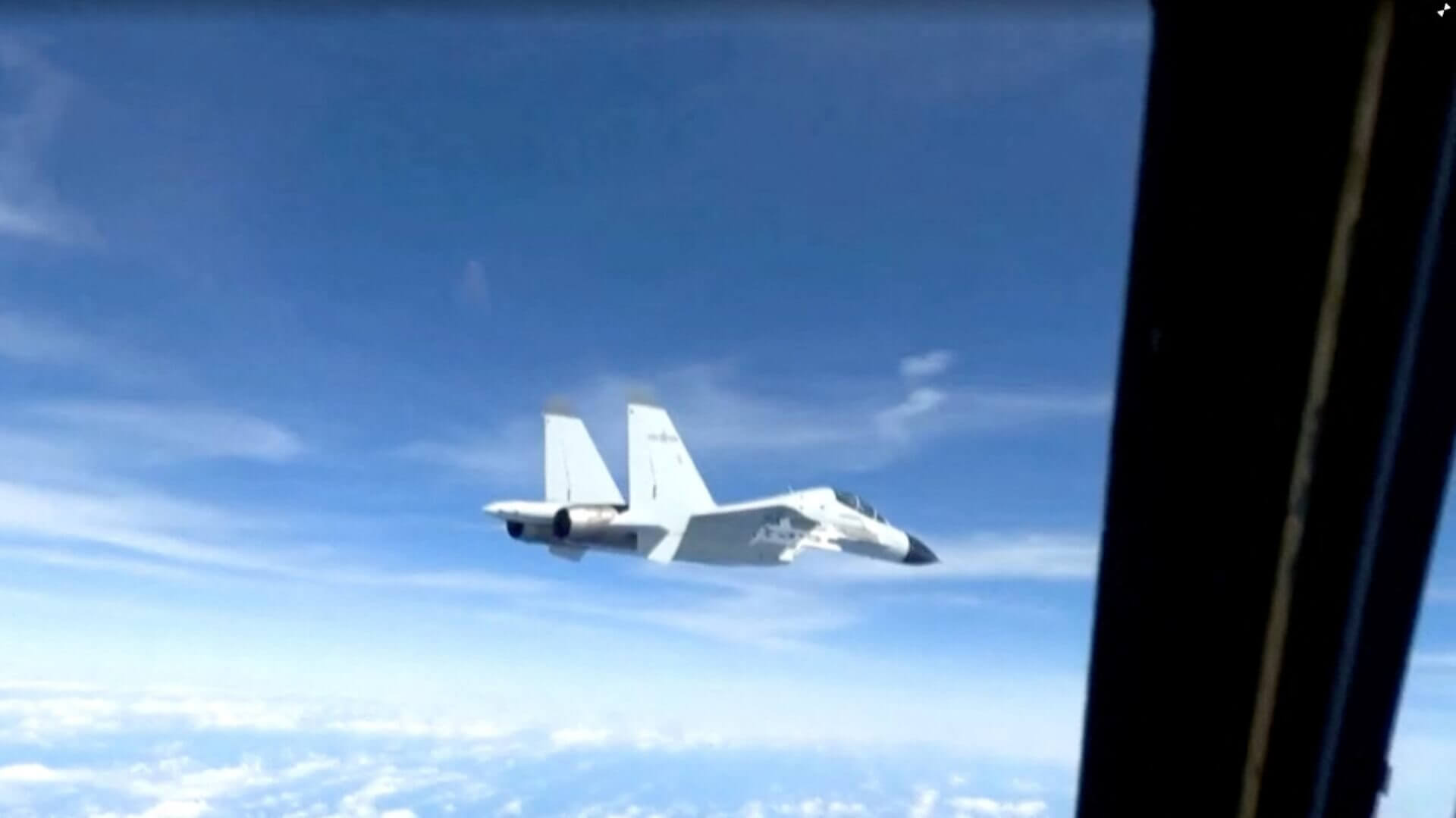 Chinese Warplane Nearly Collides With US Aircraft in South China Sea