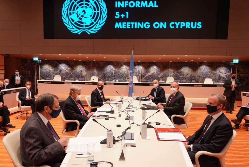 Turkish Cyprus Proposes Two-State Plan At UN Sponsored Talks in Geneva
