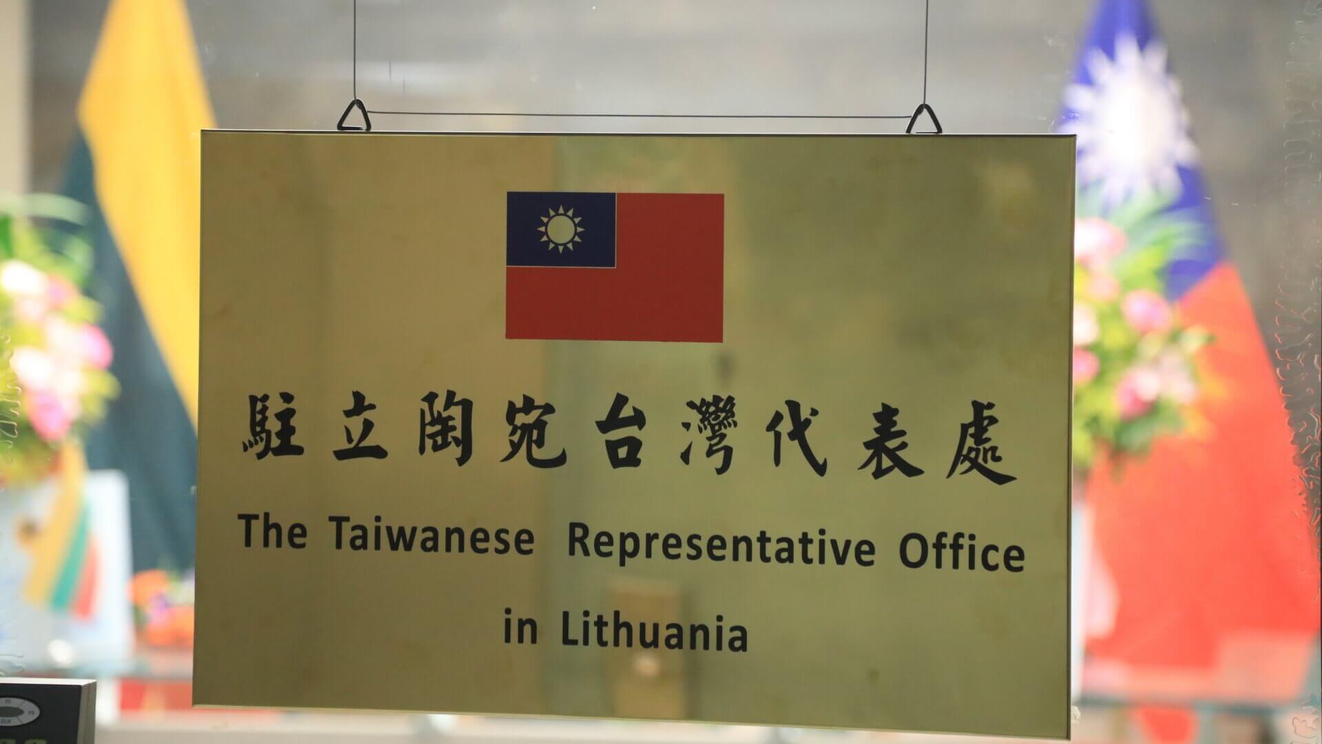 China Downgrades Relations With Lithuania After Taiwan Embassy Fiasco