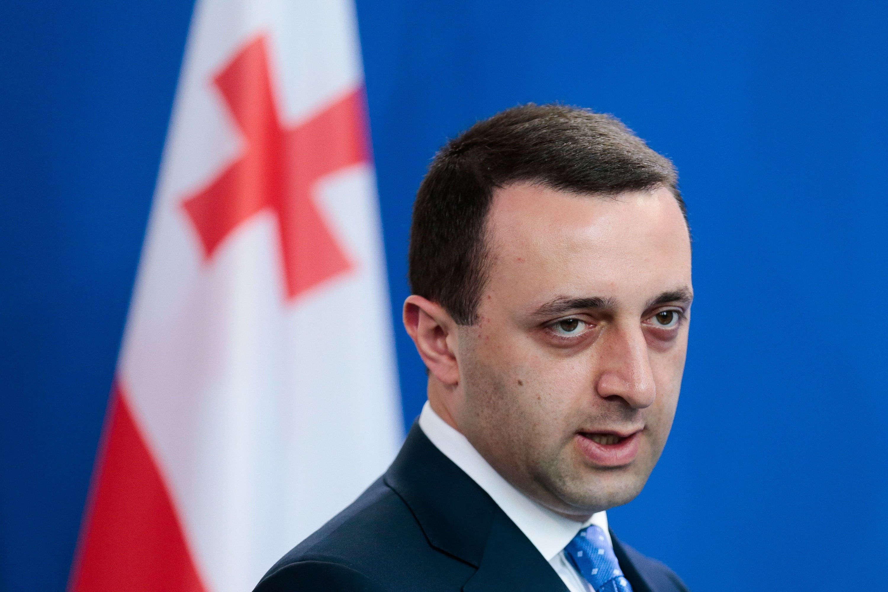 Top-ranking Georgian officials, including PM Irakli Garibashvili (pictured) and President Salome Zourabichvili, have expressed concern that the ongoing situation in eastern Ukraine “repeats the scenario” that led to Russia's occupation of 20% of Georgia back in 2008.